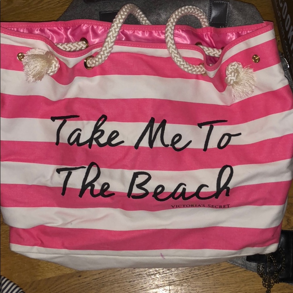 Stripped Beach Bag
